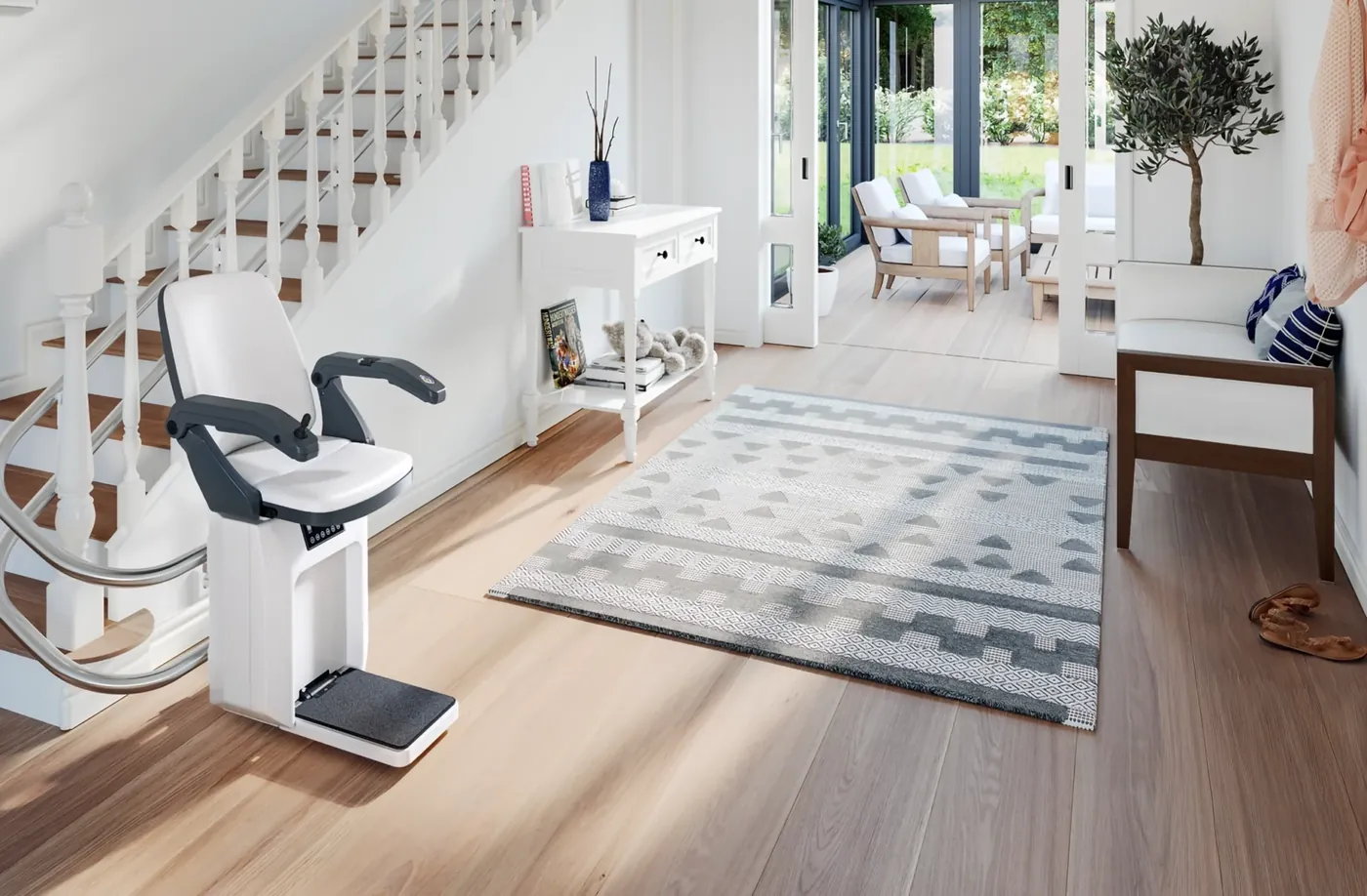 Treppenlift von abstairs im Wohnhaus